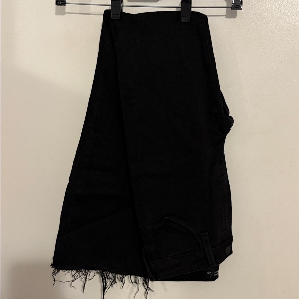 Just Black Black Denim Flare Jeans 26 - Picture 6 of 7